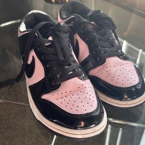 Black and Pink Sneakers